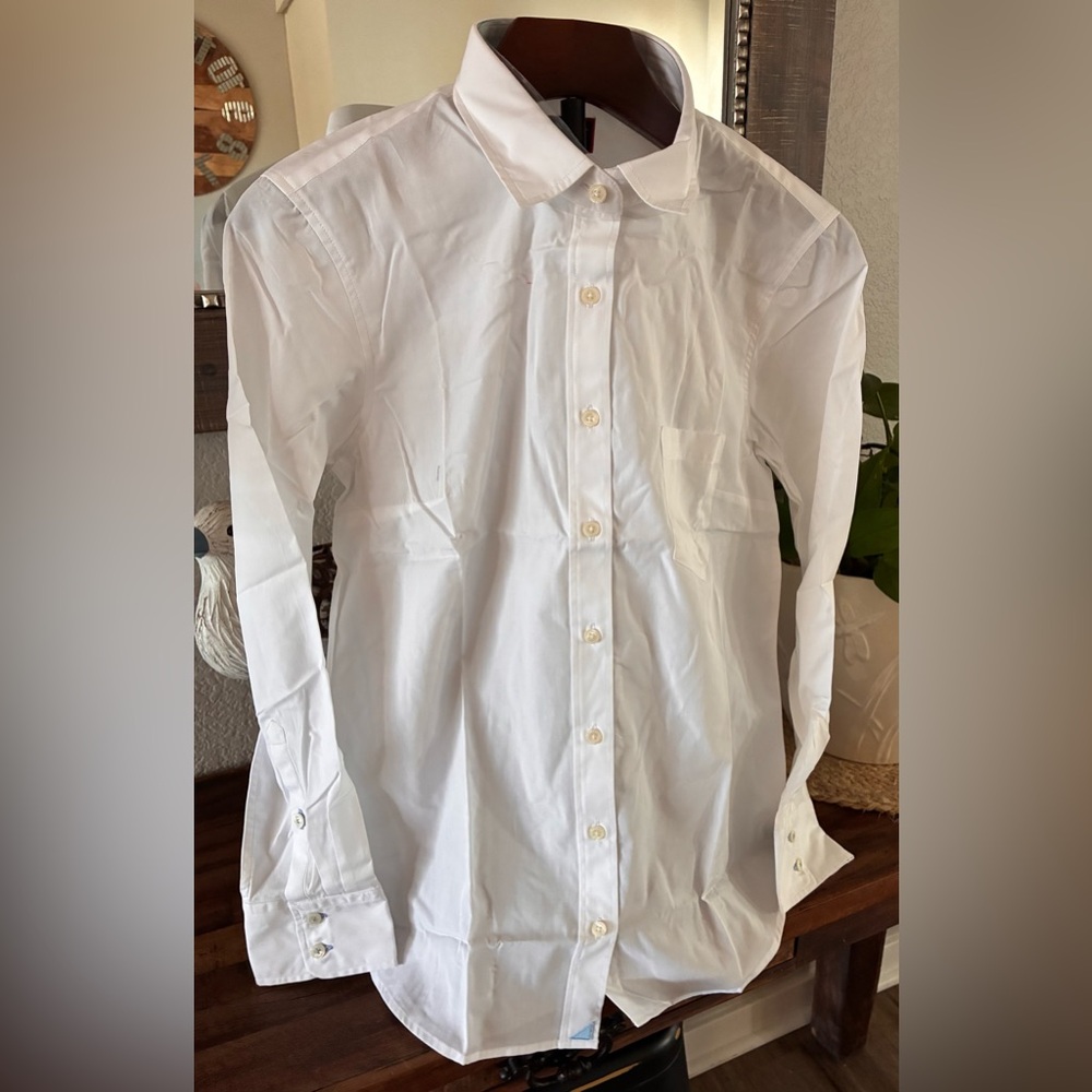 NWT UNTUCKit Women's “Lewelling” 100% Cotton Crisp White Shirt. Various Sizes.